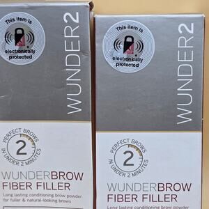 Wunder2 Wunder Brow Fiber Filler  Blonde  0.7 oz EACH Lot Of 2 New In Box